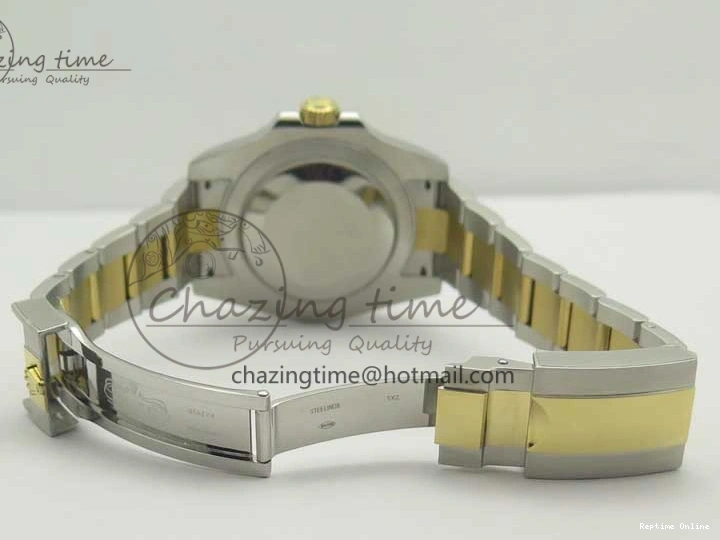 0504 GMT Master II 116713 GMF 904L Steel Edition Green Dial on SS YG Bracelet A Lightweight 3386